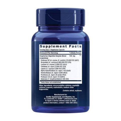 Life Extension, Enhanced Super Digestive Enzymes, 60 Veg Caps