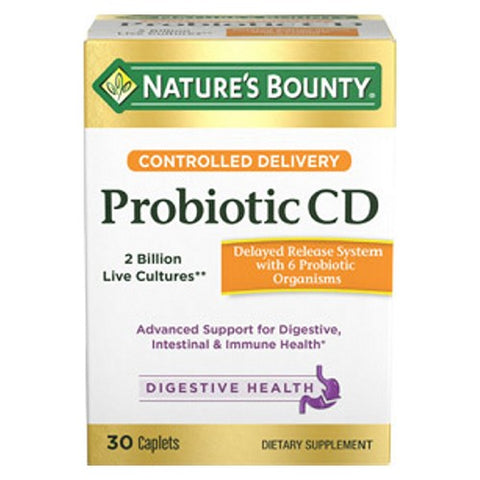 Nature's Bounty, Controlled Delivery Probiotic CD, 24 X 30 Caps Nature's Bounty