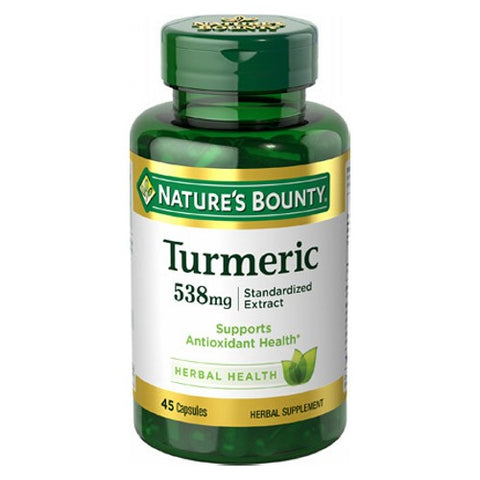 Nature's Bounty, Tumeric Standardized Extra, 538 mg, 24 X 45 Count Nature's Bounty