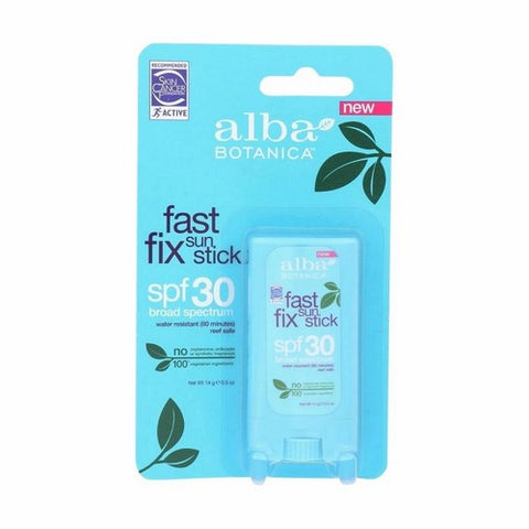 Alba Botanica, Sun Stick Fast Fix Spf30, 0.5 Oz Alba Botanica