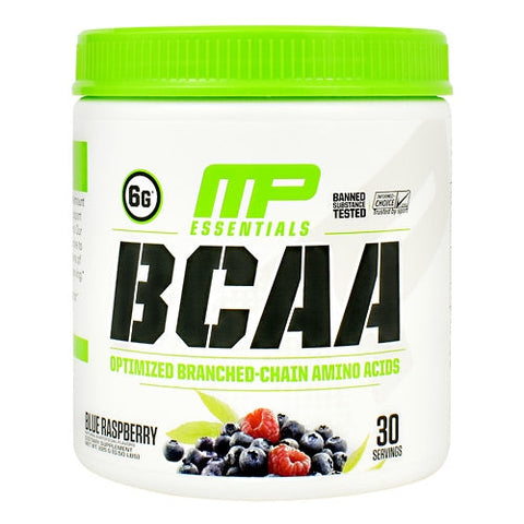 Muscle Pharm, Essentials BCAA, Blue Raspberry 30 Servings Muscle Pharm
