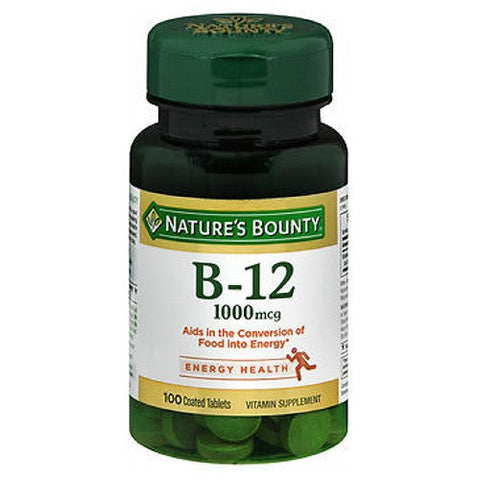 Nature's Bounty, Vitamin B-12, 1000 mcg, 24 X 100 Tabs Nature's Bounty