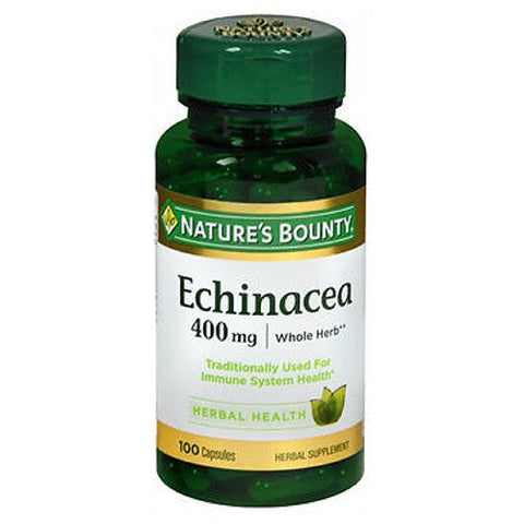 Nature's Bounty, Echinacea Capsules With New Formula, 400 Mg, 24 X 100 Caps Nature's Bounty