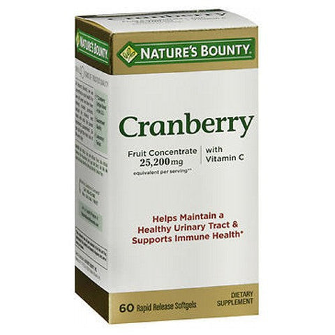 Nature's Bounty, Cranberry, 25,200 Mg, 24 X 60 Softgels Nature's Bounty