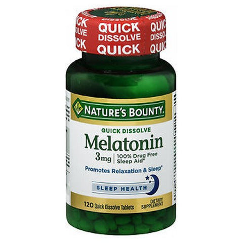 Quick Dissolve Melatonin 24 X 120 Tabs by Nature's Bounty