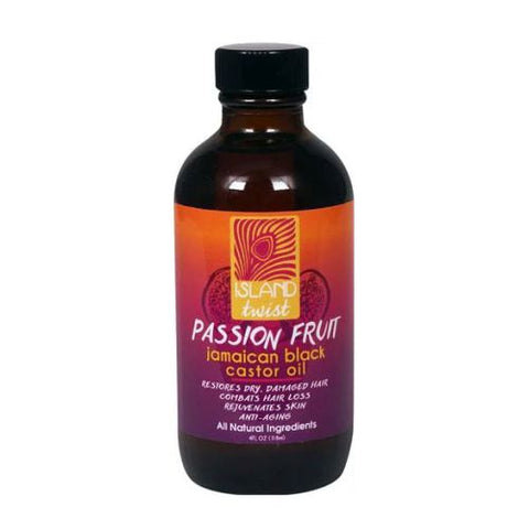 Jamaican Black Castor Oil Passion Fruit 4Oz by Island Twist