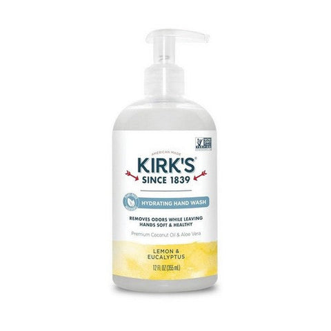 Kirk's Natural Products, Odor Neutralizing Hand Wash Lemon And Eucalyptus, Lemon & Eucalyptus 12 Oz