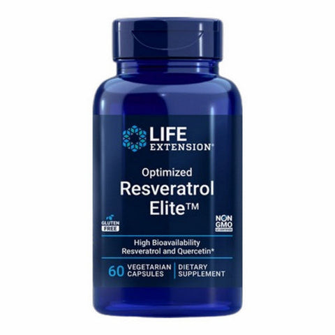 Life Extension, Optimized Resveratrol Elite, 60 Veg Caps Life Extension