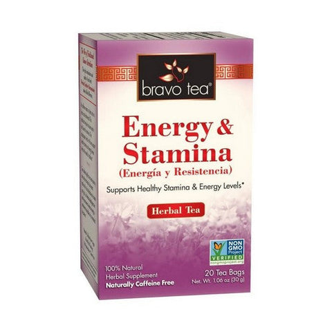 Bravo Tea, Energy And Stamina Heerbal Tea, 20 bags