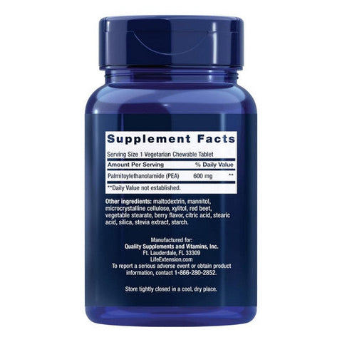 Life Extension, PEA Discomfort Relief, 60 Chewable Tabs