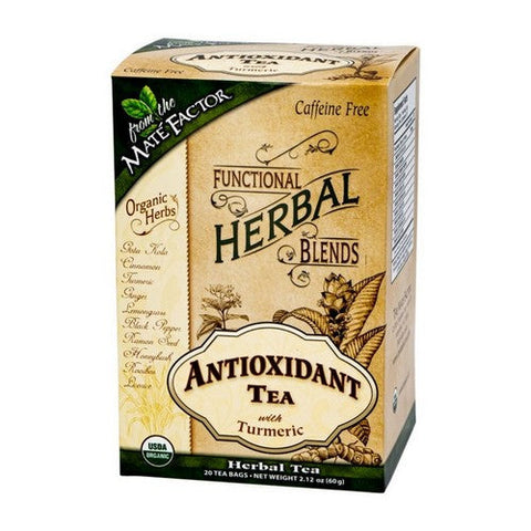 The Mate Factor, Antioxidant Tea with Turmeric, 20 Bags