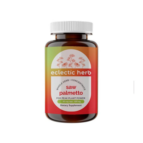 Eclectic Herb, Saw Palmetto, 600 mg, 60 Caps