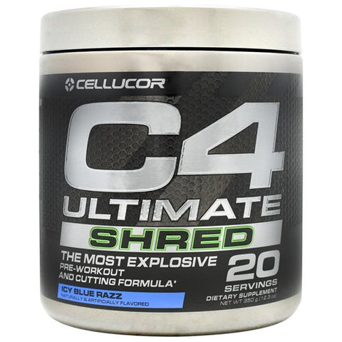Cellucor, C4 Ultimate Shred, Icy Blue Razz 20 Servings Cellucor