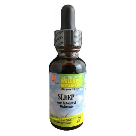 Sleep with Valerian &  Melatonin 1 Oz by L. A .Naturals