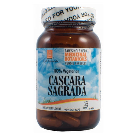 L. A .Naturals, Cascara Raw Herb, 90 Veg Caps