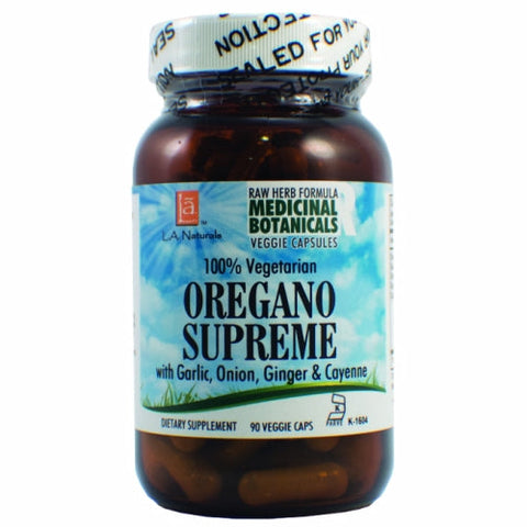 L. A .Naturals, Oregano Supreme Raw Formula, 90 Veg Caps