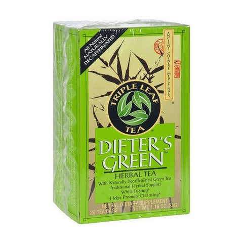 Triple Leaf Tea, Dieter's Green Herbal Tea, 20 Bags