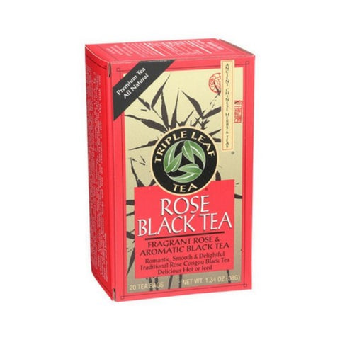 Triple Leaf Tea, Rose Black Tea, 20 Bags