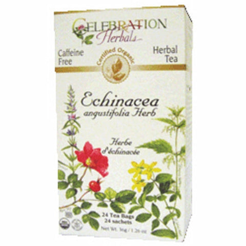 Celebration Herbals, Organic Echinacea Angustifolia Herbal Tea, 24 Bags Celebration Herbals