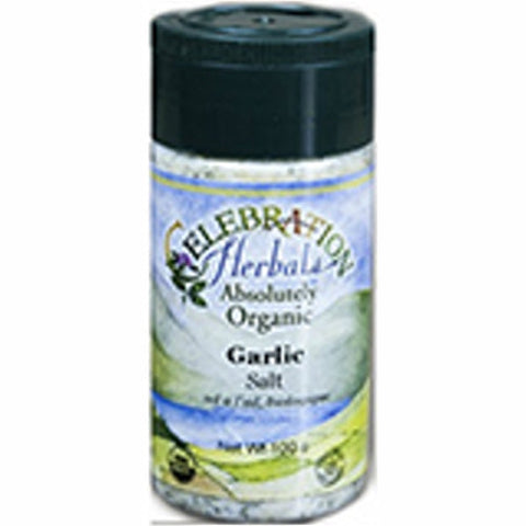 Celebration Herbals, Organic Garlic Salt, 4 Oz Celebration Herbals