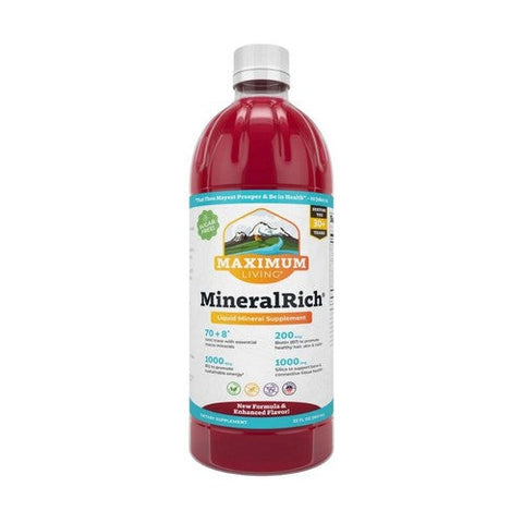 Maximum Living, Mineralrich Liquid Minerals Supplement, 32 Oz Maximum Living