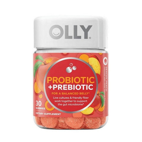 Olly, Probiotic Plus Prebiotic Peachy Peach, 30 Count