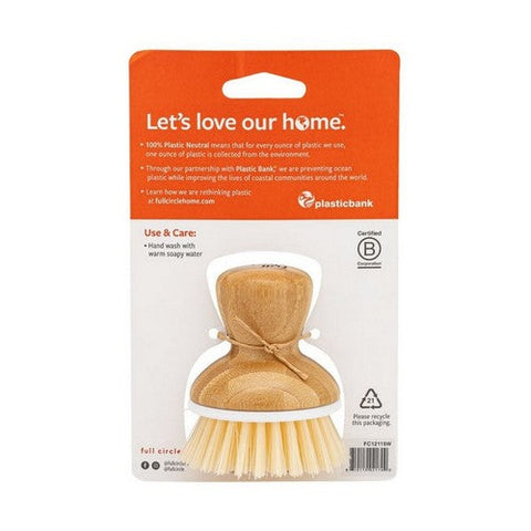 Full Circle Home, Bubble Up Dish Brush White, 1 Count