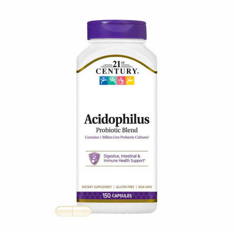 21st Century, 21st Century Acidophilus Probiotic Blend Capsules, 150 Capss