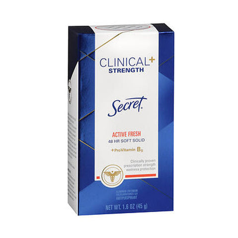 Secret, Clinical Strength Smooth Solid Antiperspirant Deodorant, 1.6 Oz Secret