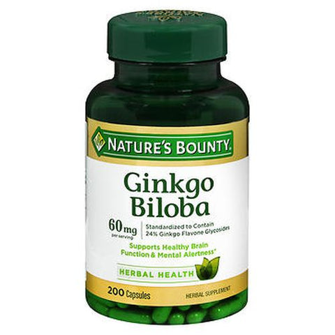 Nature's Bounty, N/B GINKGO BIL CAP         200, 200 Caps Nature's Bounty