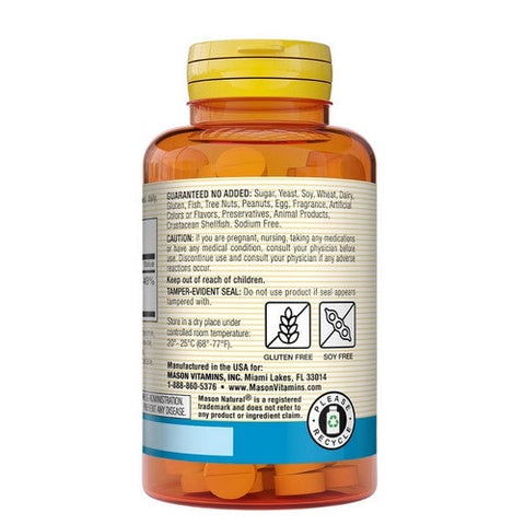 Mason, Magnesium Tablets, 200 Mg, 100 Tabs Mason