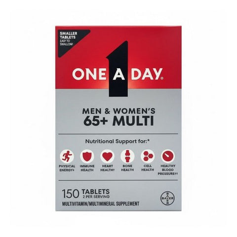 One-A-Day, Proactive 65+ For Men & Women Multivitamin/Multimineral, 150 Tabs