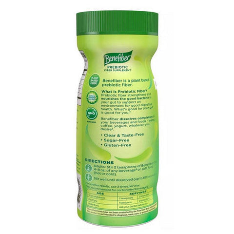 Benefiber, Prebiotic Fiber Supplement Powder, 8.7 Oz