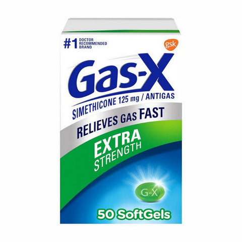 Gas-X, Softgels Extra Strength, 50 Caps
