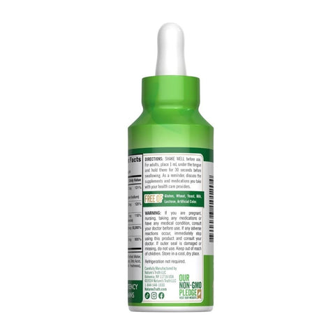 Nature's Truth, Sublingual B Complex Liquid Plus B-12 Natural Berry Flavor Liquid, 2 Oz Nature's Truth