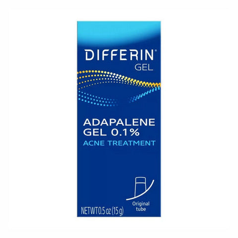 Differin, Adapalene Gel 0.1% Acne Treatment, 15 Grams Differin