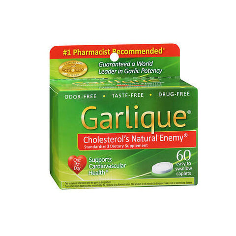 Garlique, Garlique Standardized Dietary Supplement Caplets, 60 Tab
