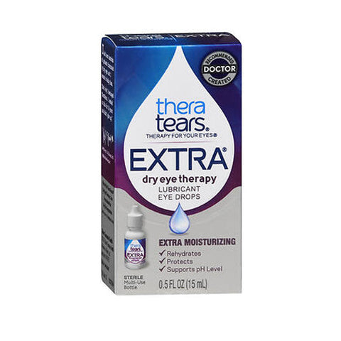 Theratears, Extra Dry Eye Therapy Lubricant Eye Drops, 0.5 Oz Theratears