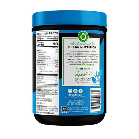 Orgain, Collagen Powder, Vanilla 0.88 lbs Orgain