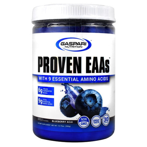 Gaspari Nutrition, EAAs With 9 Essential Amino Acids, Blueberry Acai 30 Servings Gaspari Nutrition