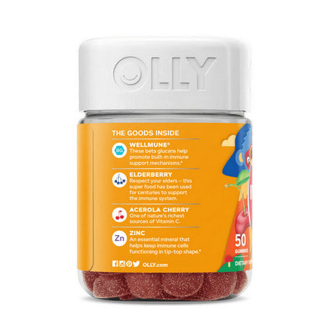 Olly, Kids Immunity, 0, 50 Gummies Olly