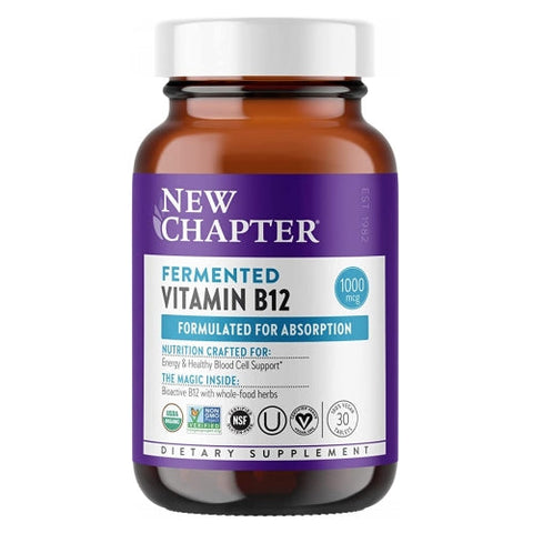 New Chapter, Fermented Vitamin B12, 30 Count
