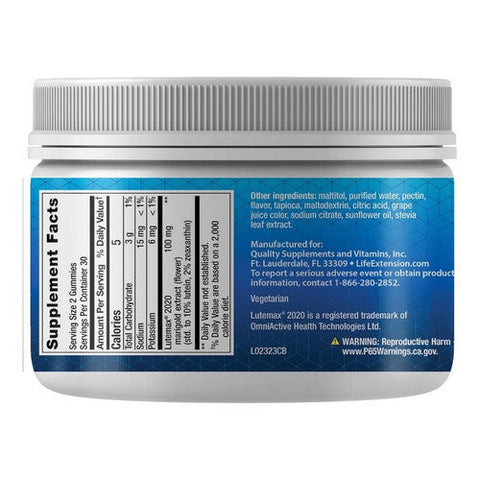 Life Extension, Gummy Science Digital Eye Support (Berry), 0, 60 Gumies