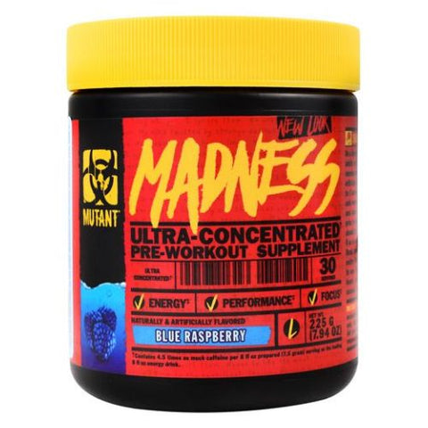 Mutant, Mutant Madness, Blue Raspberry 30 Each Mutant