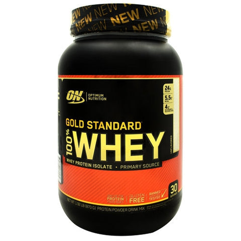 Optimum Nutrition, Gold Standard 100% Whey Unflavored, 30 Each Optimum Nutrition