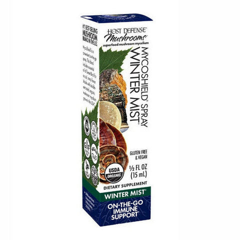 Host Defense, MycoShield Winter Mist Throat Spray, 15 Ml Host Defense