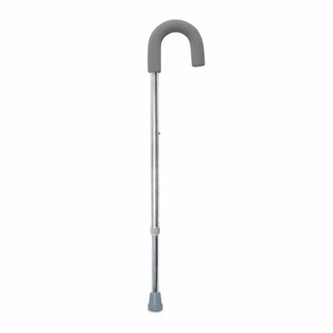 McKesson, Round Handle Cane McKesson Aluminum 28-3/4 to 37-3/4 Inch Height Silver, Count of 6 McKesson