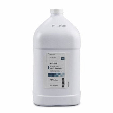 McKesson, Antiseptic Skin Cleanser McKesson 1 gal. Jug 4% Strength CHG (Chlorhexidine Gluconate) / Isopropyl A, Count of 4 McKesson