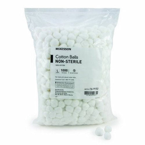McKesson, Cotton Ball Large NonSterile 16-9152, Count of 1000 McKesson