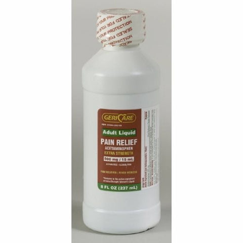 McKesson, Pain Relief Geri-Care  500 mg / 15 mL Strength Acetaminophen Liquid 8 oz., Count of 1 McKesson